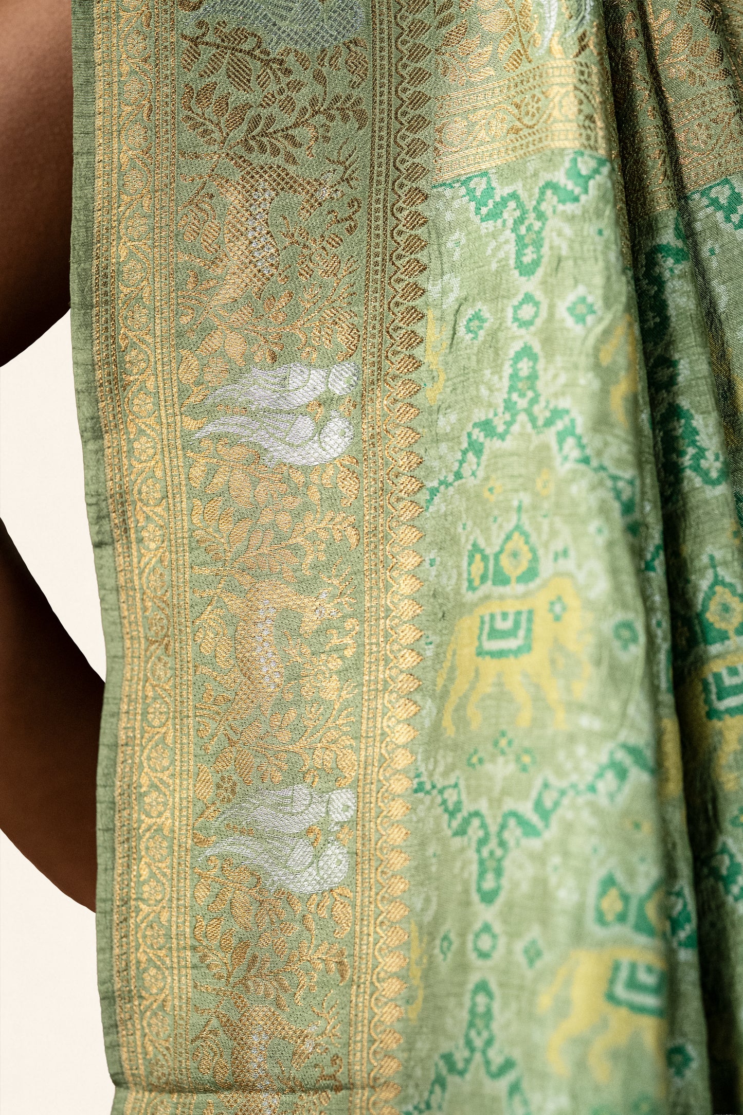 Green Saree