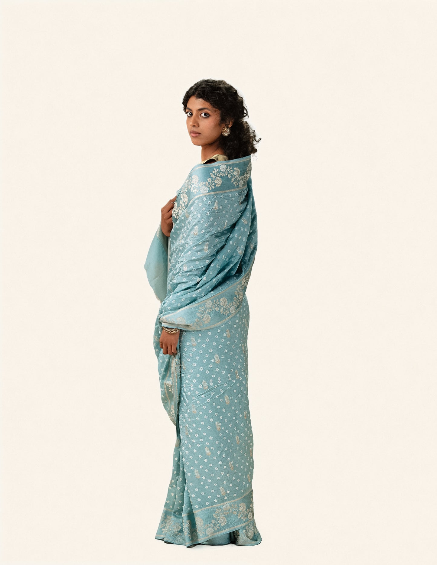 Blue Saree